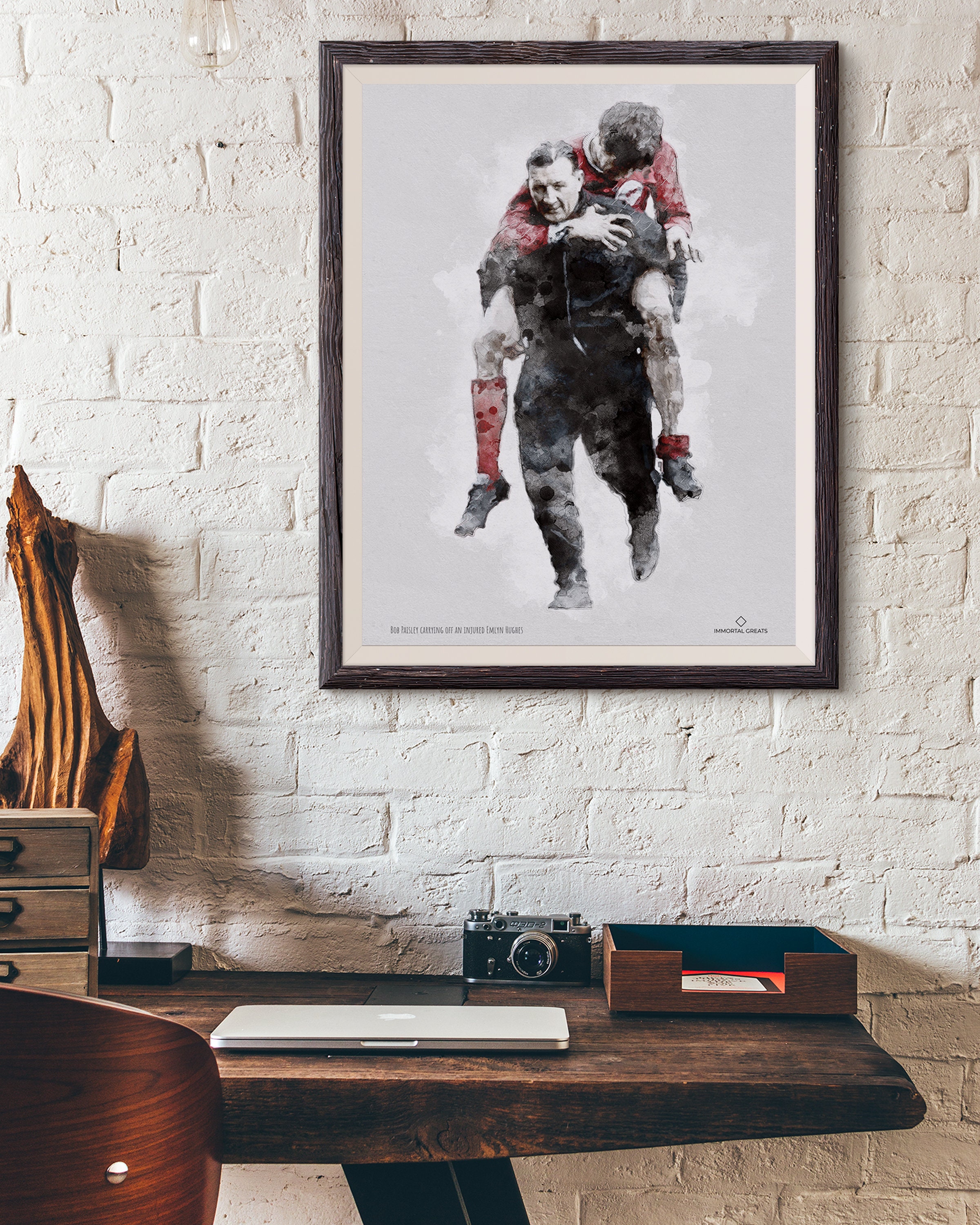 Bob Paisley Liverpool Print Football A4 A3 Home Studio Wall Art Poster