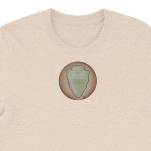 Mount Mitchell North Carolina Short-Sleeve Unisex T-Shirt by SkippyBee
