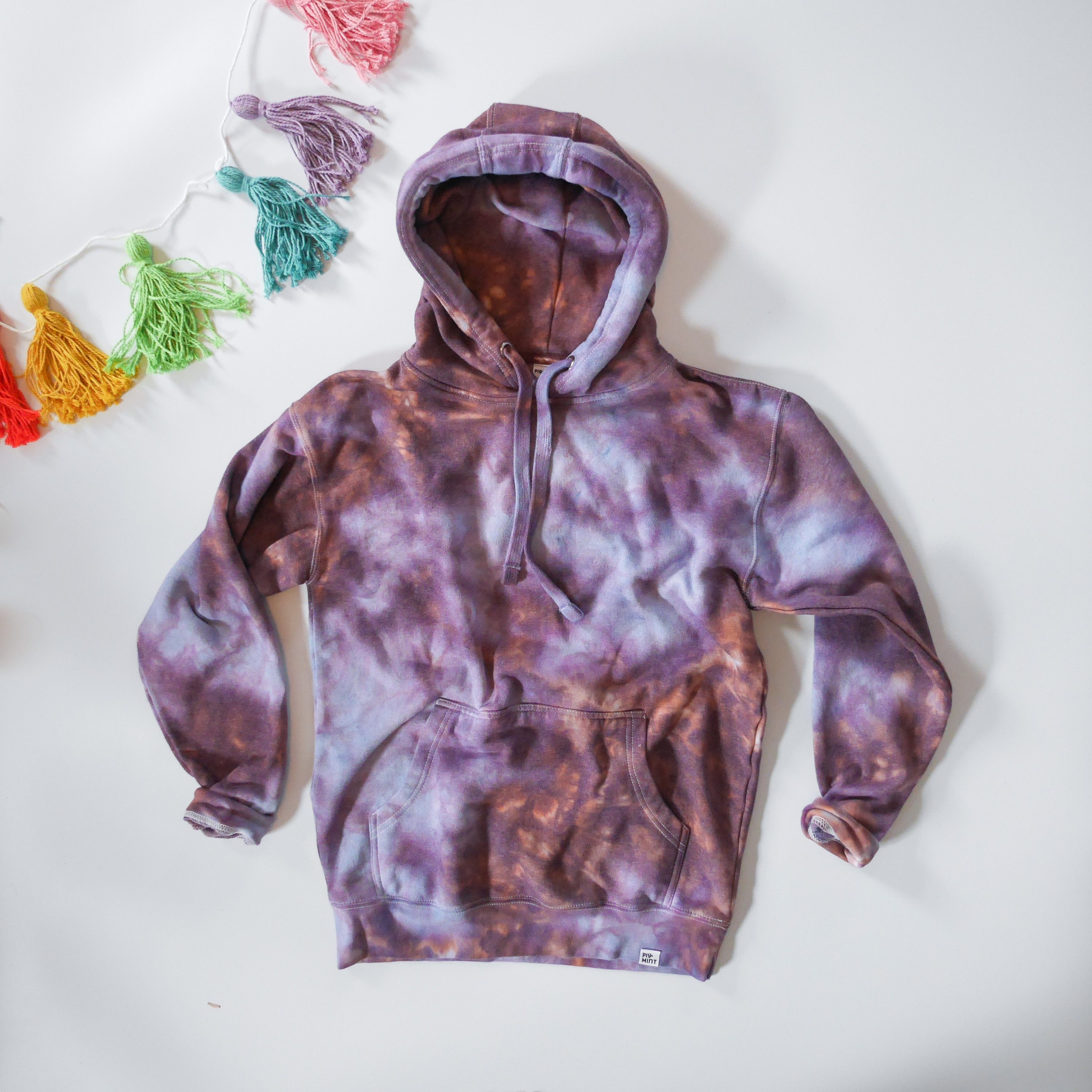Sweat à Capuche Femme Neon Sheep Tie Dye Rose Taille L – Bon état