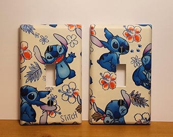ディズニー映画『リロ＆スティッチ』の手作りライトスイッチカバーウォールプレート