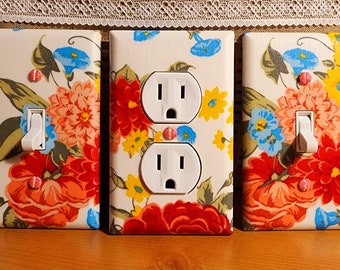 Pioneer Woman Sweet Rose Floral Light Switch & Outlet Covers