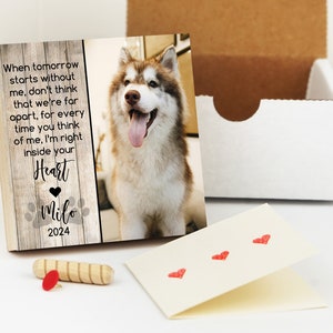 Personalized Pet Memorial Gift - Wood Photo Block - 4&quot; or 6&quot; - Dog Loss Gift, Dog Memorial Gift, Pet Memorial, Dog Memorial, Loss of Dog