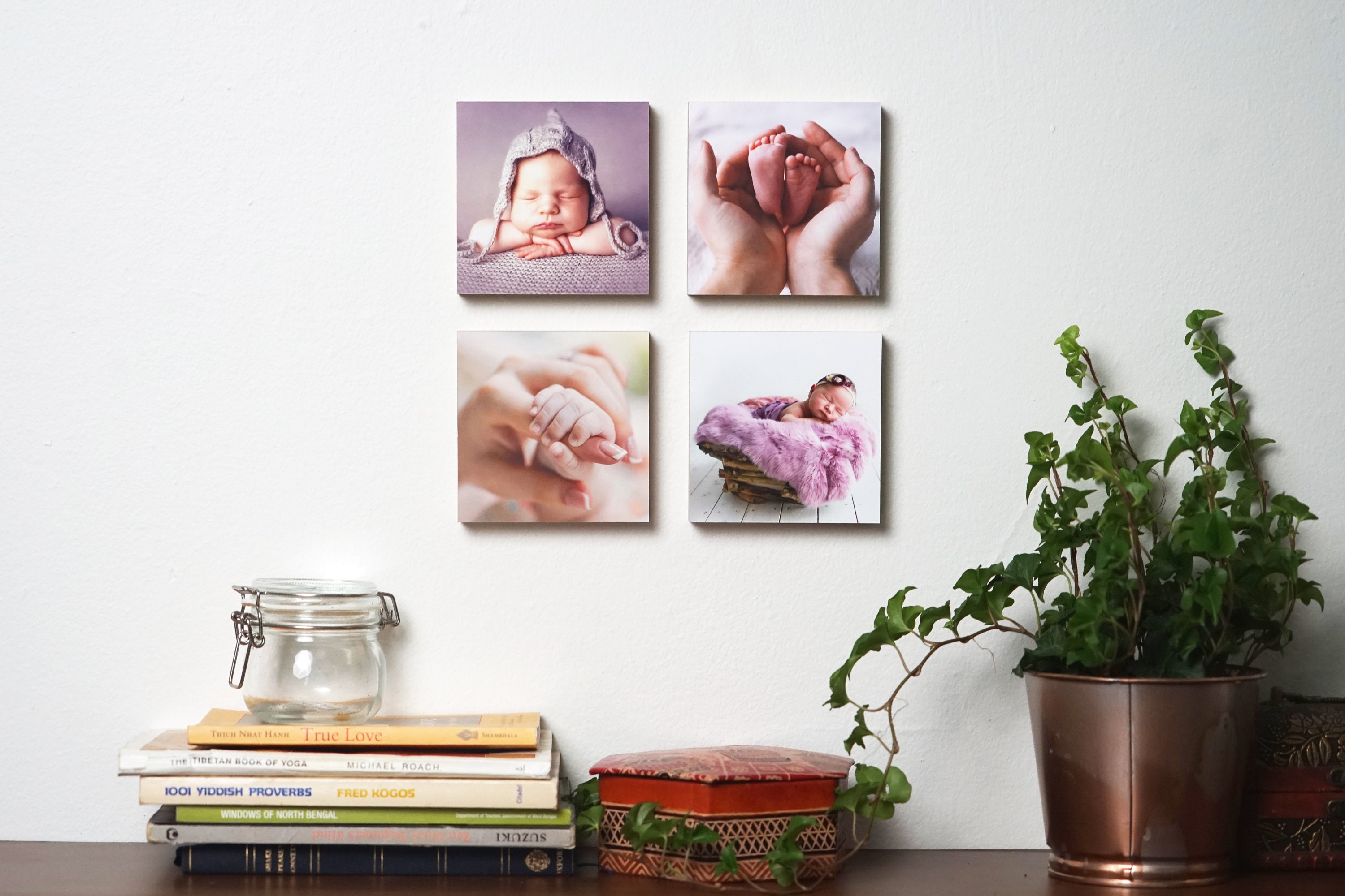 Custom Newborn Baby Photo Frame Custom New Baby Photo Block Etsy