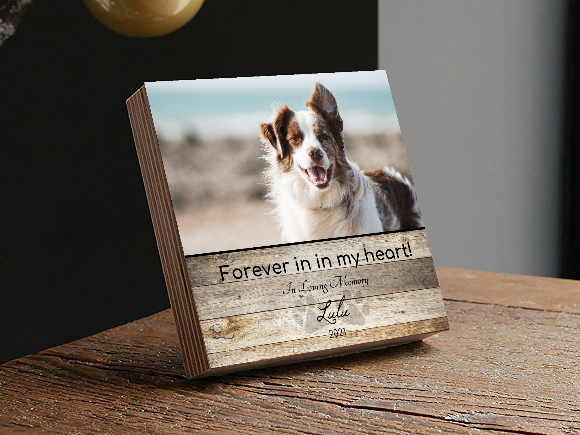 Personalisiertes HaustierErinnerungsstück bedruckt 4 Etsy