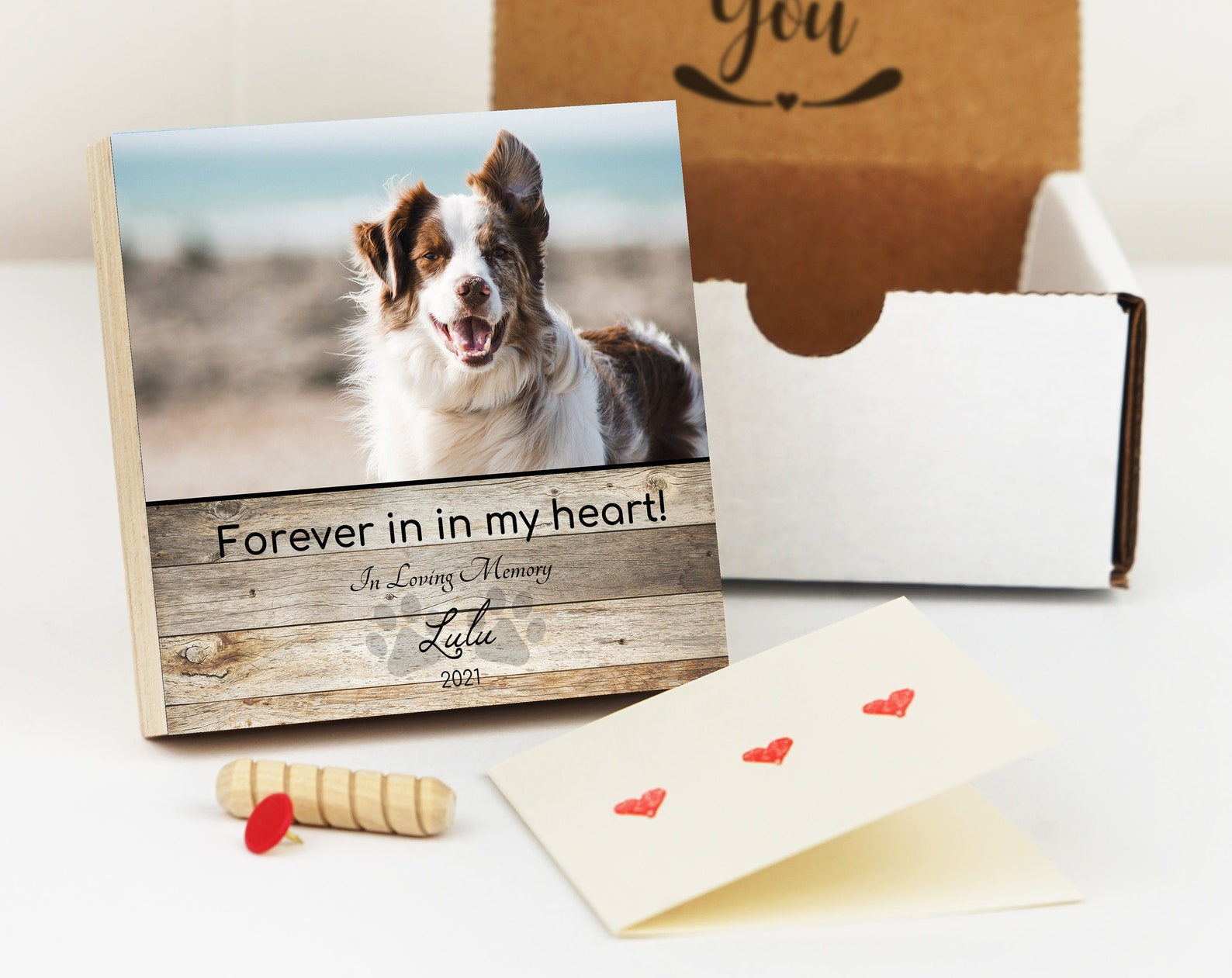 Personalisiertes HaustierErinnerungsstück bedruckt 4 Etsy