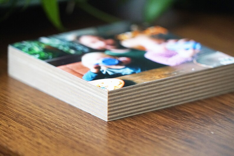 Personalized Valentines Gift For Him Gifts For Boyfriend Valentines Day Printed Valentine/'s Gift 4 or 6 Magnetic Wood Photo Block