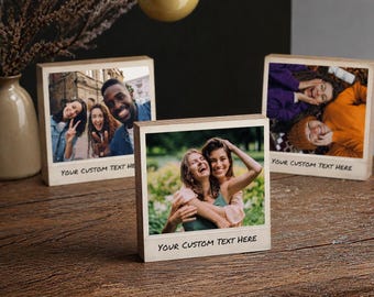 Custom Best Friend Photo on Wood - Personalized Friendship Gift - Best Friend Birthday Gift - Photo Definition Print Bestie Wall Art Print