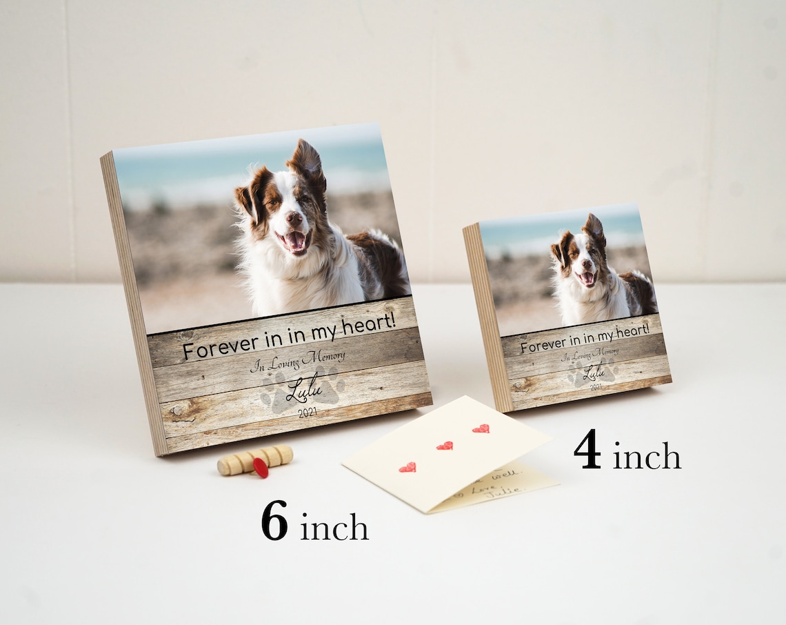 Personalisiertes HaustierErinnerungsstück bedruckt 4 Etsy