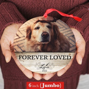 Pet Memorial Ornament with Photo - Dog Loss Gift - Pet Remembrance - Dog Memorial Ornament - Pet Memorial Keychain - Christmas Ornaments