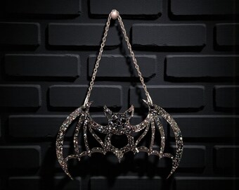 Gothic Bat Wall Decor | Laser Cut Wooden Halloween Hanging | Spooky Home Accent 13