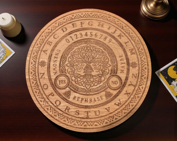 Featured listing image: Tree of Life Pendulum Board divination