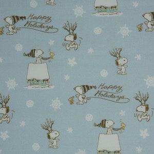 Snoopy Peanuts Christmas Snoopy Dog Licensed Happy Holidays Fabric ~ Last Piece ~