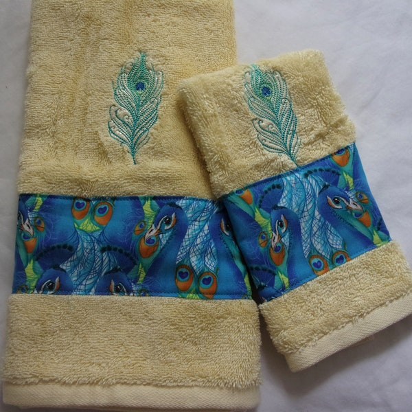Peacock Blue Hand Towel main image 0