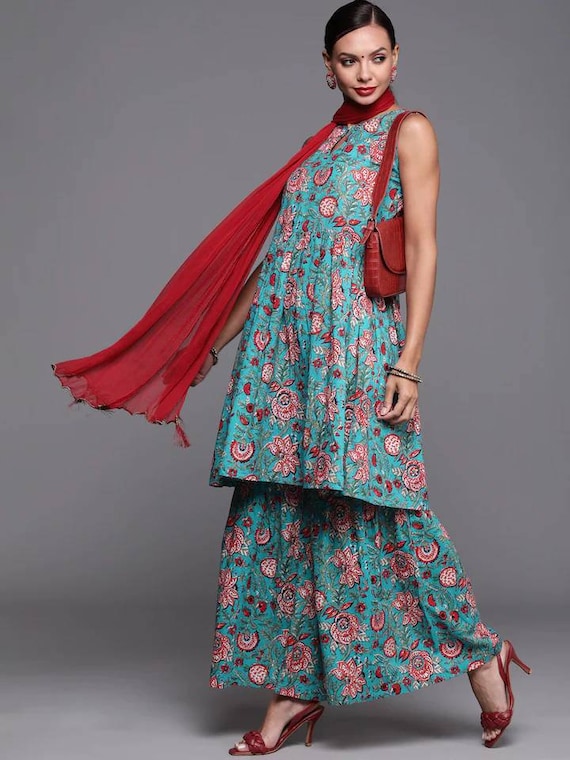 Eight Colors Winza Designer Cotton Kurta Set with Pant for Women, Women  Kurta Sets Kurtis, Women Kurta Pant Set