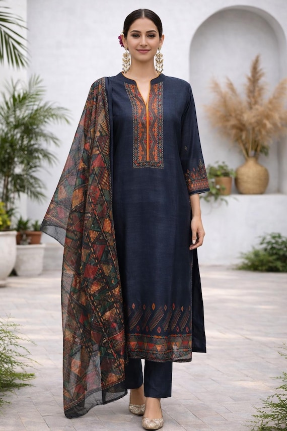 indian black dress party wear Dress Indian Style Black