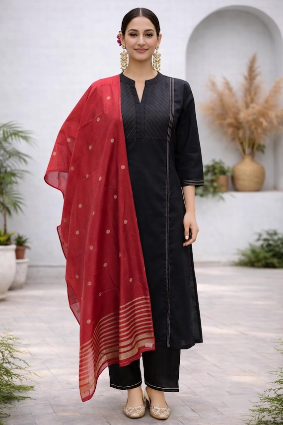 open lace back dress Buy Plus Size Raabta Indian Ethnic Print Black Long Dress With Side Slit