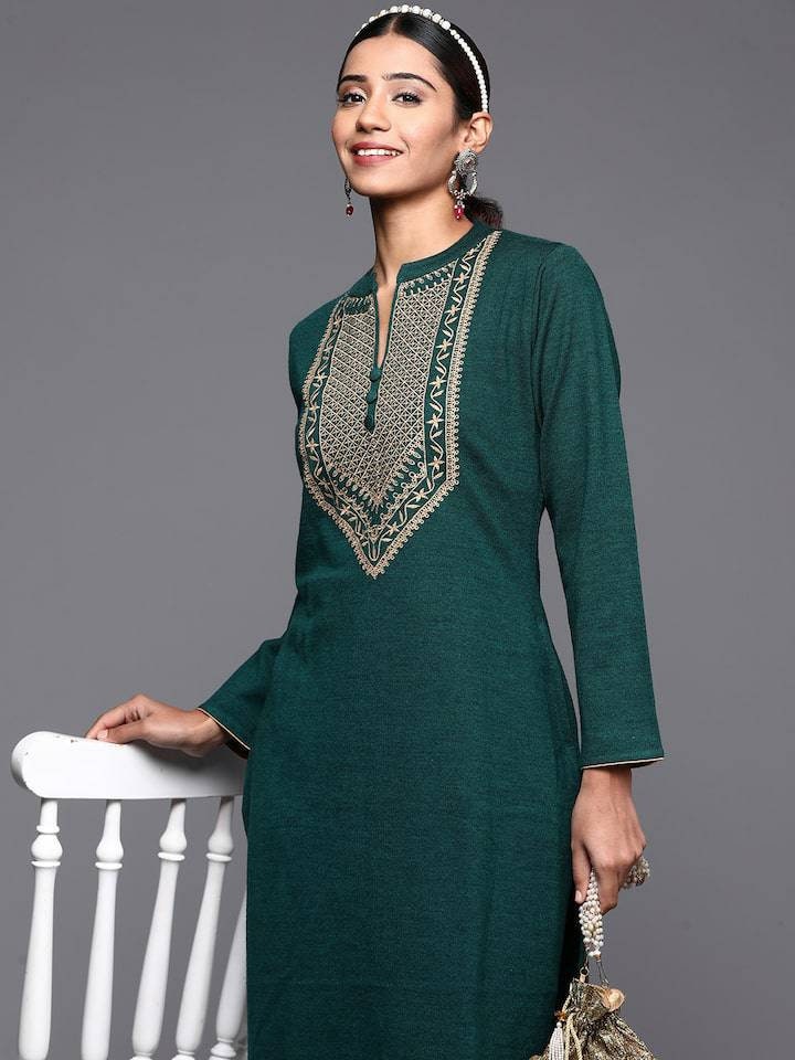 winter plazo dress
