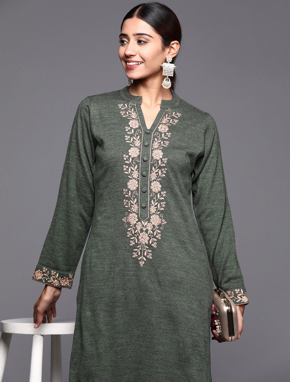 Grey colour deals kurtis