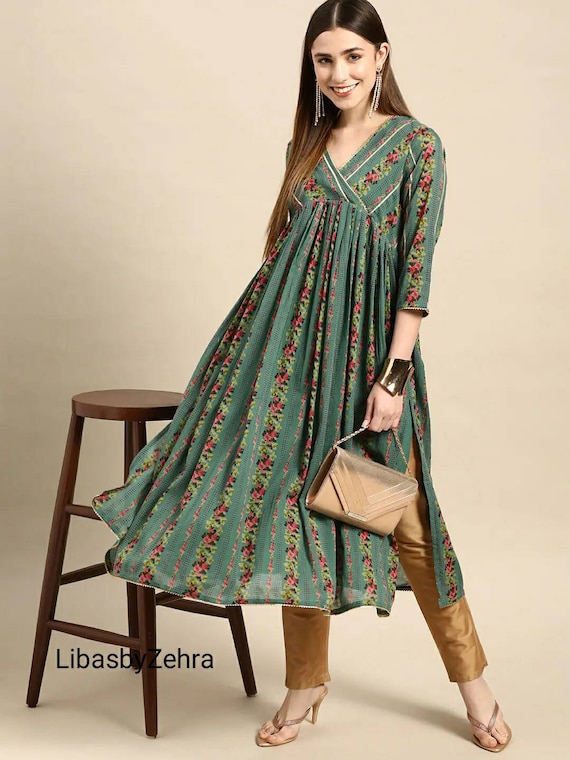 Buy Powder Blue Casual Wear Dress-Materials Collection at Soch India