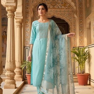 aqua blue indian dress Aqua Blue Indian Wedding Dress