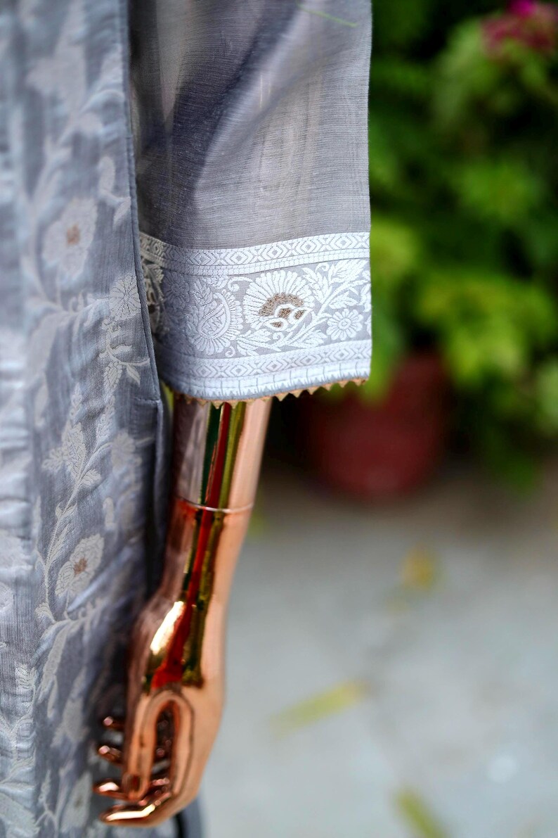 Silk Kurta Set for Women With Dupatta & Pant | Embroidered Indian ...