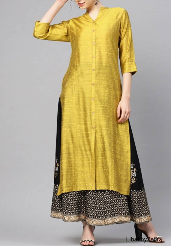 Beige Bagicha Mulmul Chikankari Straight Kurti - TheChikanLabel | Lucknow  Chikankari Kurtis & Suits