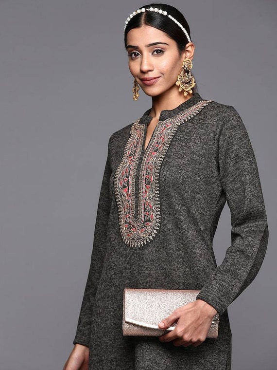 Top Trending New & Stylish Woolen Kurti Designs [2023]