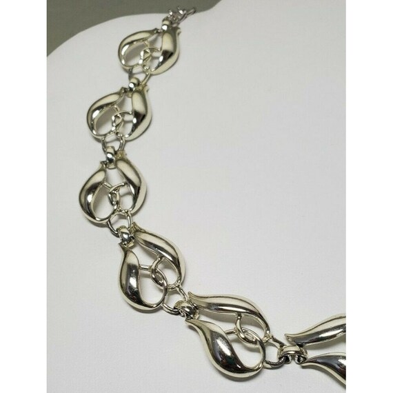 Coro Double Swirl Choker Necklace - image 2