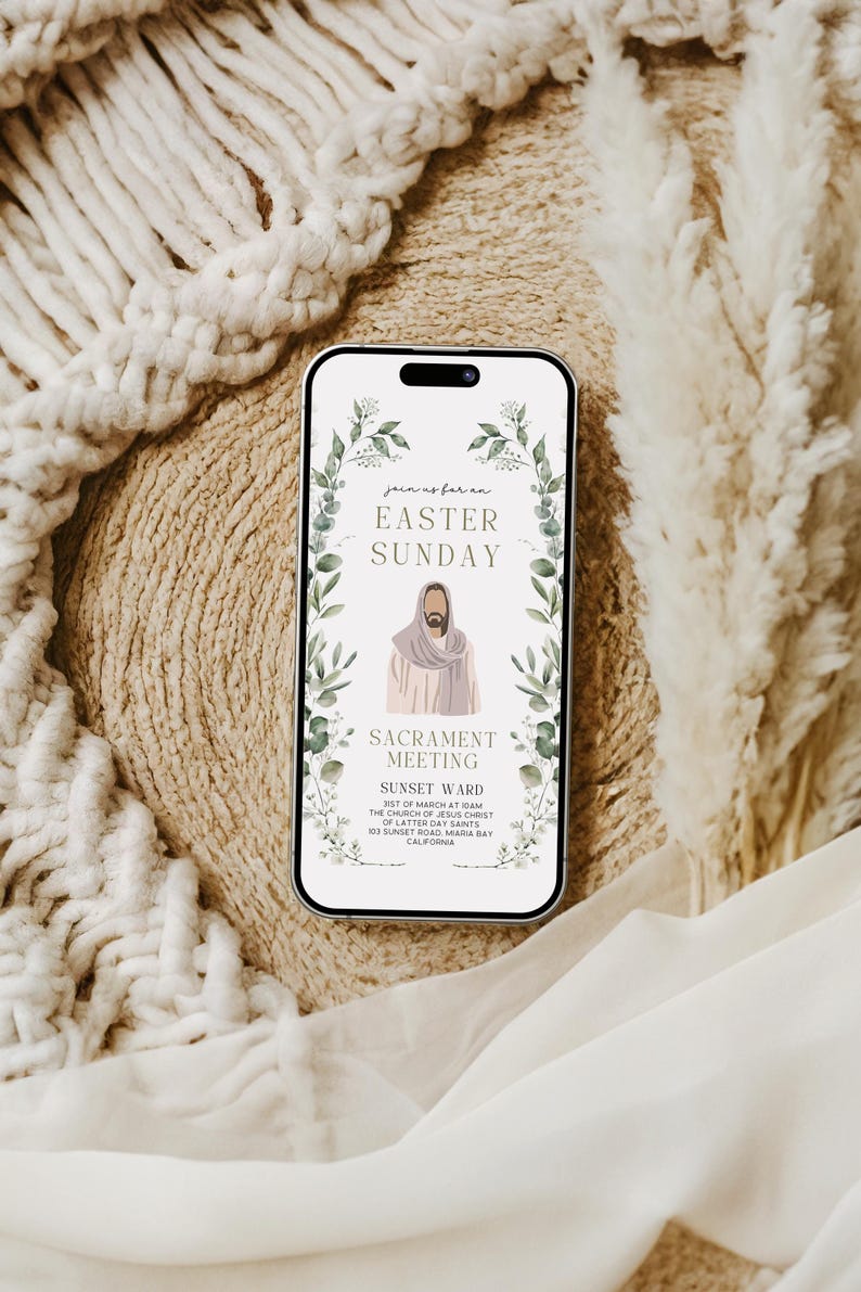 Small Church Resurrection Program LDS Easter Sacrament Meeting Program Bundle, LDS Easter Program, Church ...