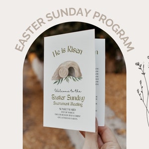 Easter Program Lds LDS Easter Sacrament Meeting Program, LDS Easter Easter Program, Church ...