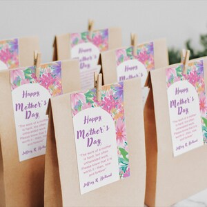 Etiqueta de regalo para el Día de la Madre SUD, folleto para el Día de la Madre SUD, tarjeta de ministración para el Día de la Madre, cita para el Día de la Madre, cita para el Día de la Madre SUD