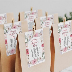 Etiqueta de regalo para el Día de la Madre SUD, folleto para el Día de la Madre SUD, tarjeta de ministración para el Día de la Madre, cita para el Día de la Madre, cita para el Día de la Madre SUD