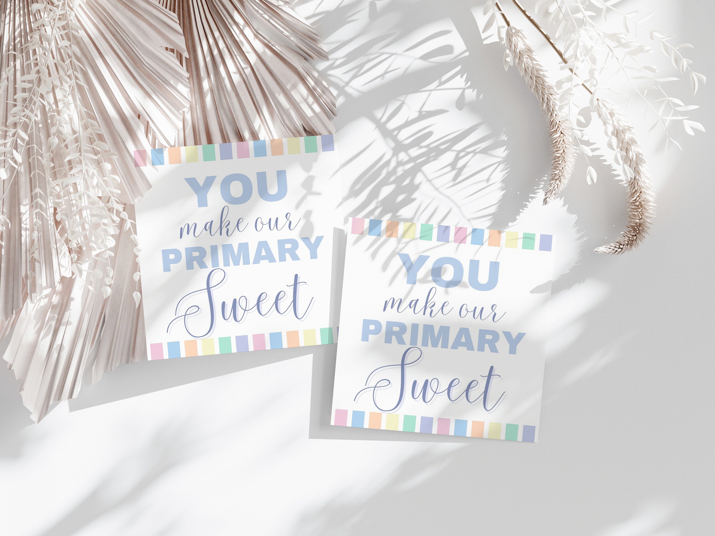 Primary Teacher Appreciation Tag, Primary Teacher Gift Tag 3x3, You ...