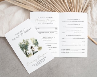 Plantilla del programa de la Primaria SUD, Canva, Plantilla de presentación del programa de la Primaria, Plantilla del programa de la Primaria, Ven, sígueme