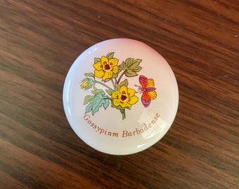 Cotton Flower Ceramic Drawer Knob Cabinet Hardware