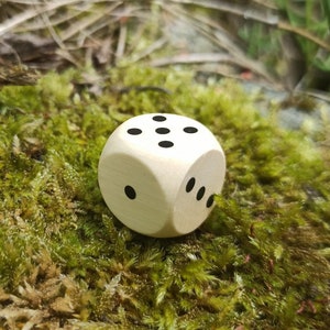 Würfel, klassische Würfel, Holzwürfelz, k6 Würfel, hochwertiges Brettspiel Würfel