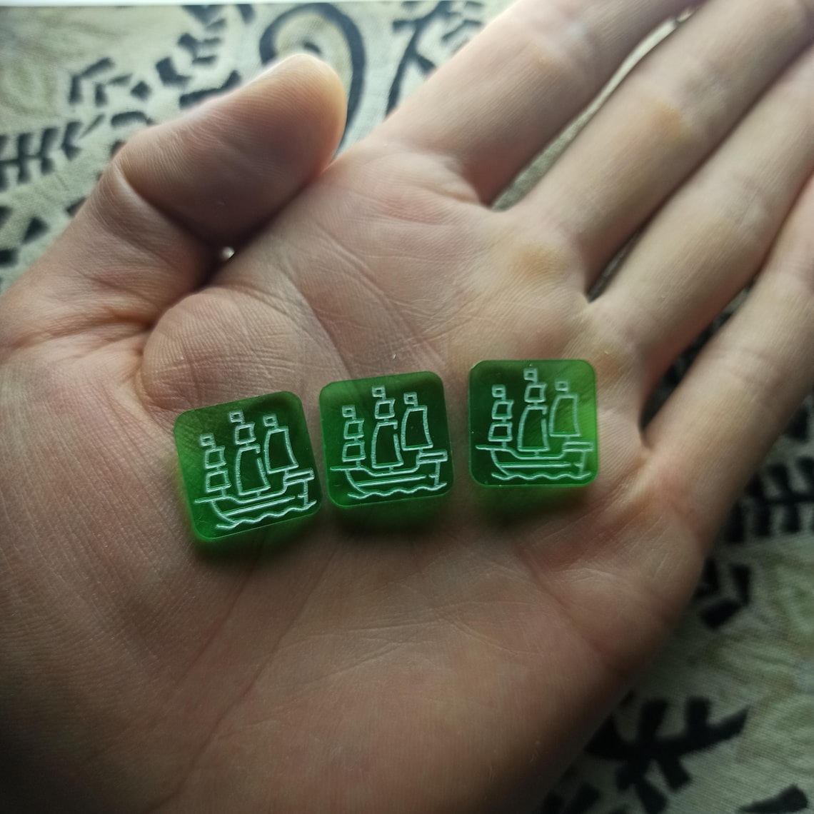 Ship Token, Sailing Token, Board Game Token, Resource Token, Resource ...