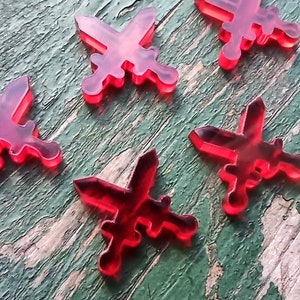 war tokens, battle tokens, conflict tokens, swords tokens, board game token, resource token, resource tokens, board game accessories