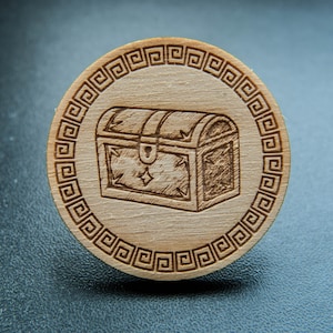 RPG Fantasy treasure chest Token board game