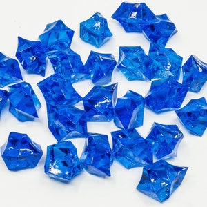 Super realistic mana token, water token, blue token, blue crystal, resource token, resource tokens, board game resource, blue tokens