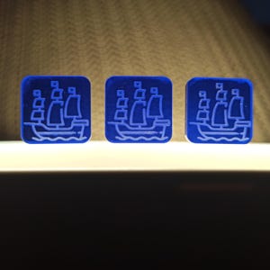 ship token, sailing token, board game token, resource token, resource tokens, board game accessories