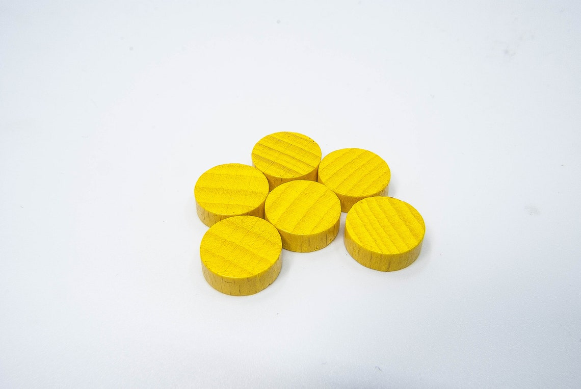 Wooden board game token 15mm universal token board game Etsy