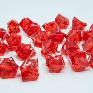 Super realistic life token, HP token, HP tokens, life tokens, red crystal, resource token, resource tokens, board game resource