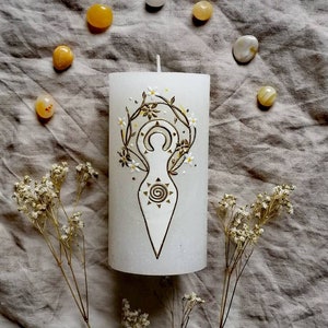 "Sun Goddess" candle