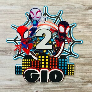 Spidey and Friends Cake Topper Spidey and Friends Party