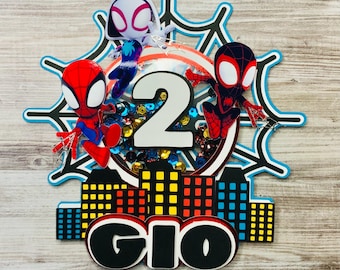 Spidey and Friends Cake Topper Spidey and Friends Party