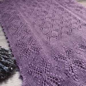 Hand Knit Mohair Lace Shawl: Estonian Nupps Bridal Shawl