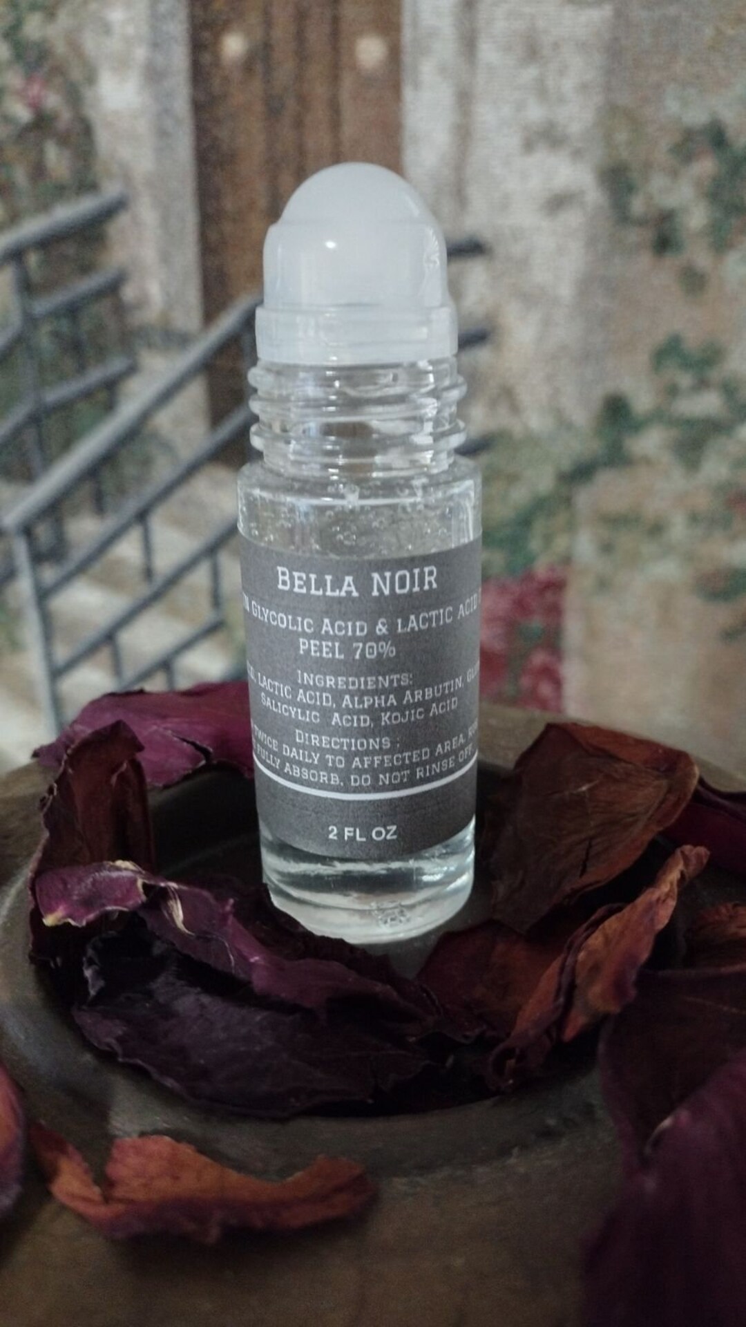 Roll on Glycolic Acid & Lactic Acid Concentrated Peel Serum For, Hands