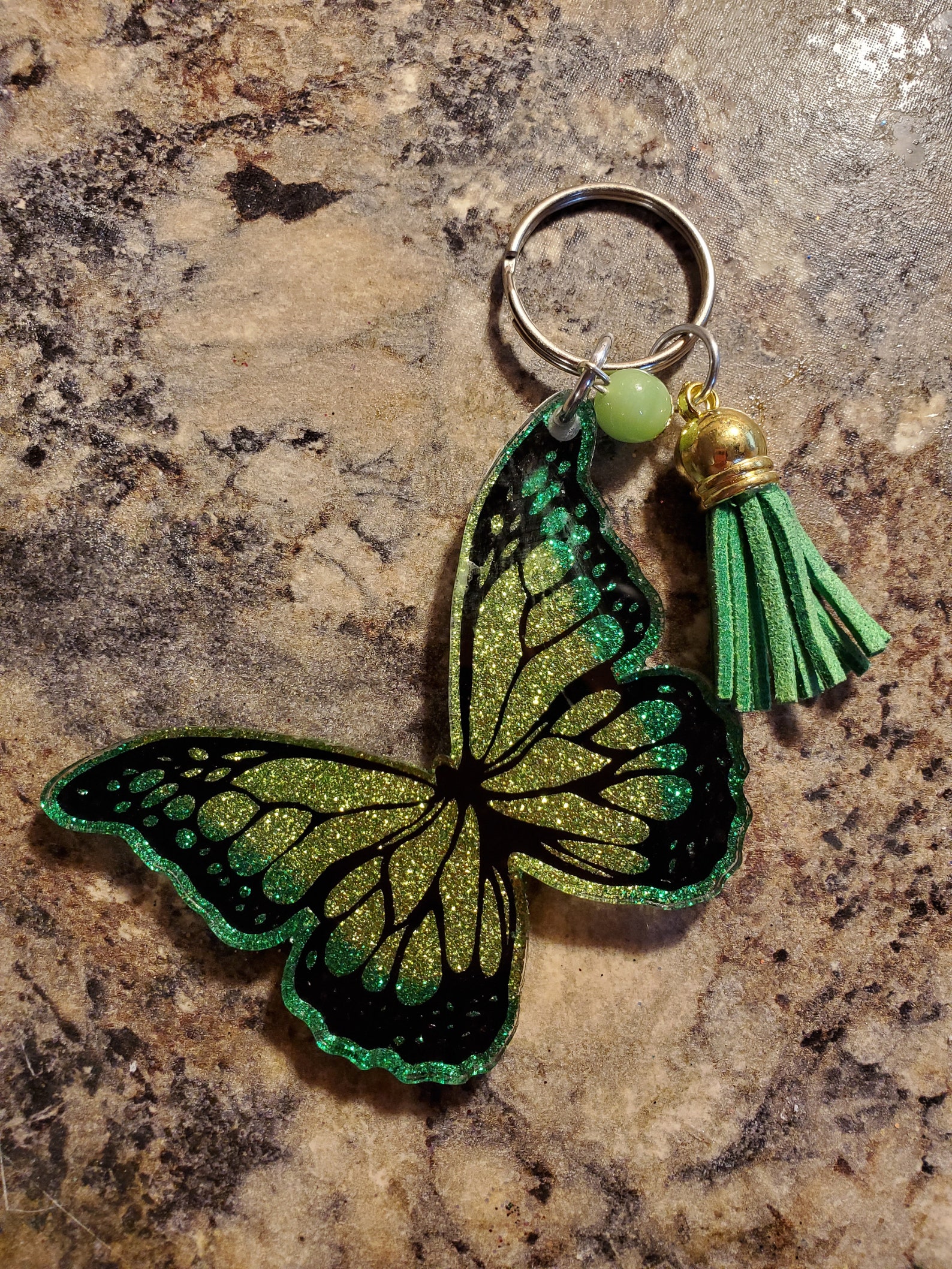 Butterfly Keychain Etsy