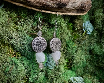 Boho Explorer Circle Earring Sets: Jewelry for Nature Lovers | Boho Jewelry | Hippie Jewelry | Crystal Earrings | Handcrafted Design